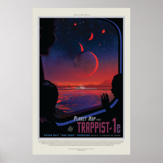 Vision of the Future Poster: Planet Trappist-1e Poster