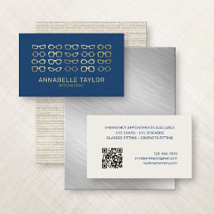 Vision Optician Optometrist Eye Glasses Business Card