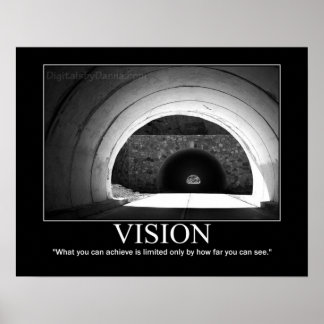VISION Poster -Tunnel (Motivational)