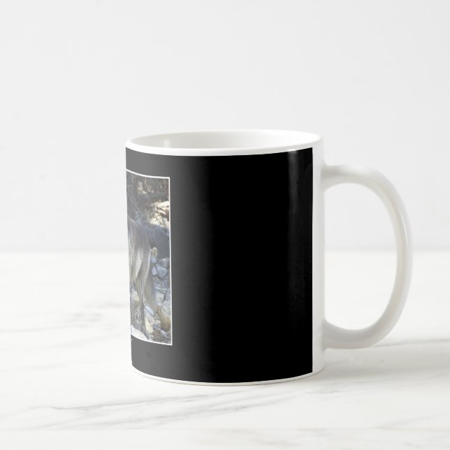 Vision Quest Wolf Gifts Coffee Mug (Right)