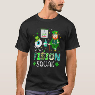 Vision Squad Leprechaun Optometrist St Patrick’S T-Shirt