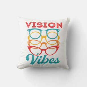 Vision Vibes Optometrist Optometry Staff Optician Cushion