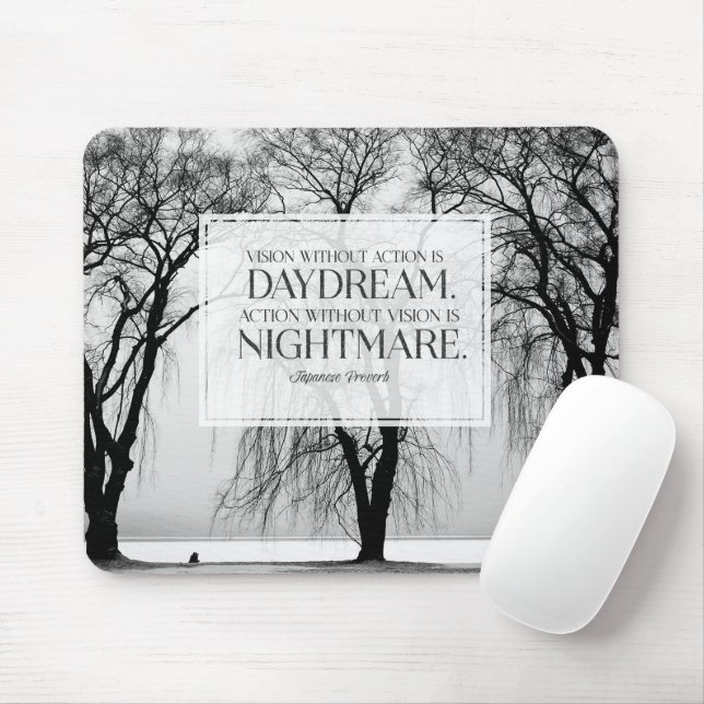 Vision Without Action Mouse Pad (With Mouse)