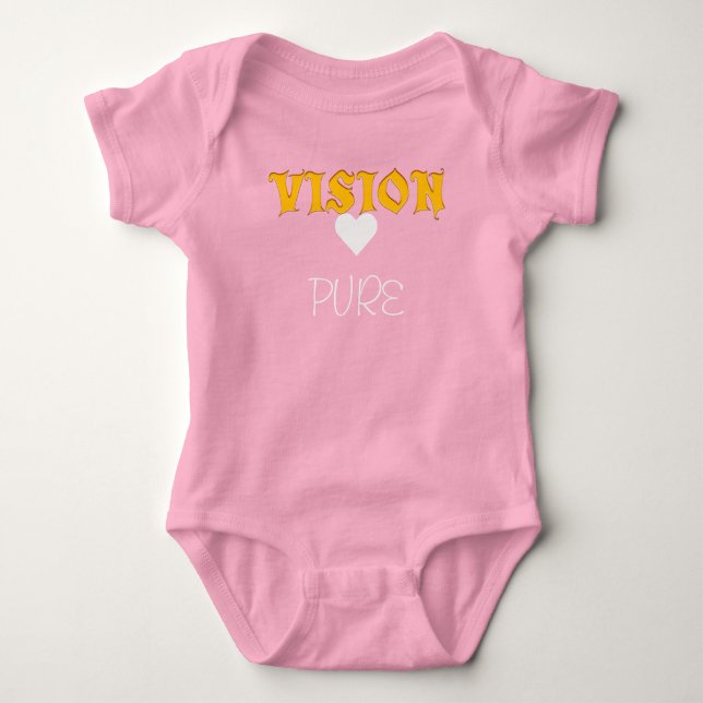 Vision you design with Pure Love Baby Bodysuit (Front)