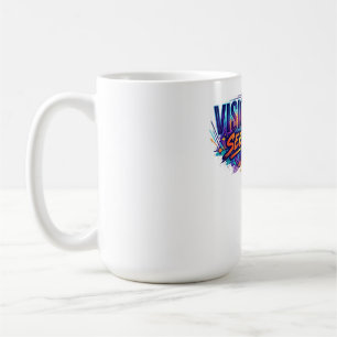 Visionaries See Beyond. – Minimal Inspirational Coffee Mug