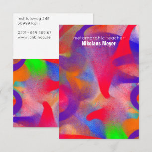 Visionary Art Teacher Oversized Business Card