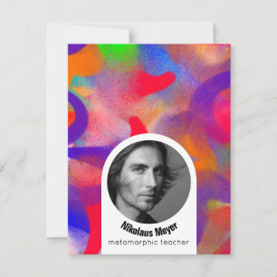 Visionary Art Teacher Oversized Business Card
