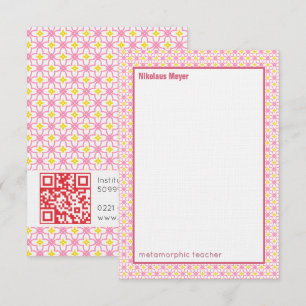 Visionary Art Teacher Oversized Business Card