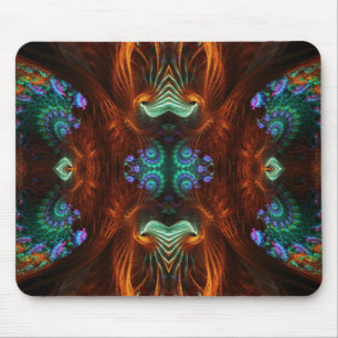 Visionary Fractal Butterfly Mousepad