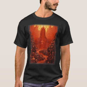Visions of Hell Satan Devils Demons Monster Skelet T-Shirt