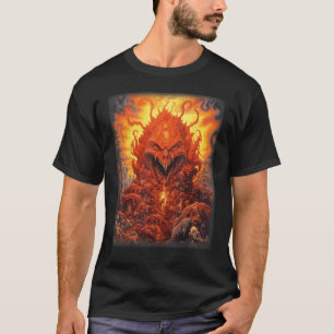 Visions of Hell Satan Devils Demons Monster Skelet T-Shirt
