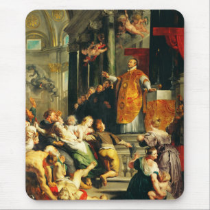 Visions of Ignatius by Peter Paul Rubens Mouse Pad