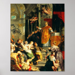 Visions of Ignatius by Peter Paul Rubens Poster