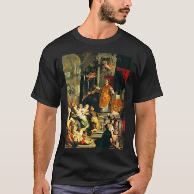 Visions of Ignatius by Peter Paul Rubens T-Shirt (Front)