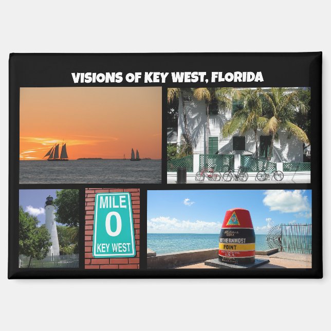 Visions of Key West Florida Magnet (Front)