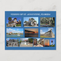 Visions of St. Augustine, Florida Postcard