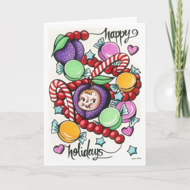 Visions of Sugar Plums Card (Front)