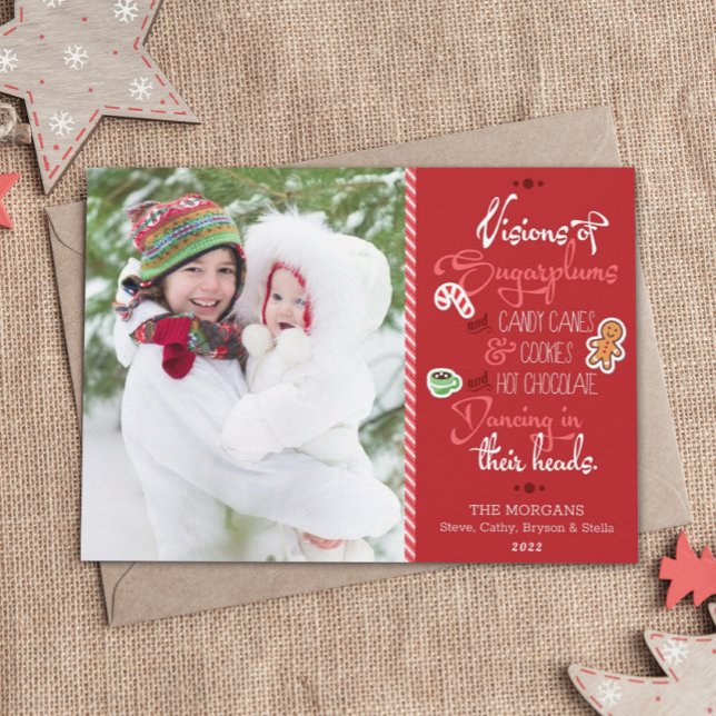 Visions of Sugar Plums Christmas Cards (Creator Uploaded)