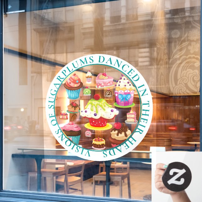 Visions of Sugarplums Danced in their Heads  (Cafe Window)