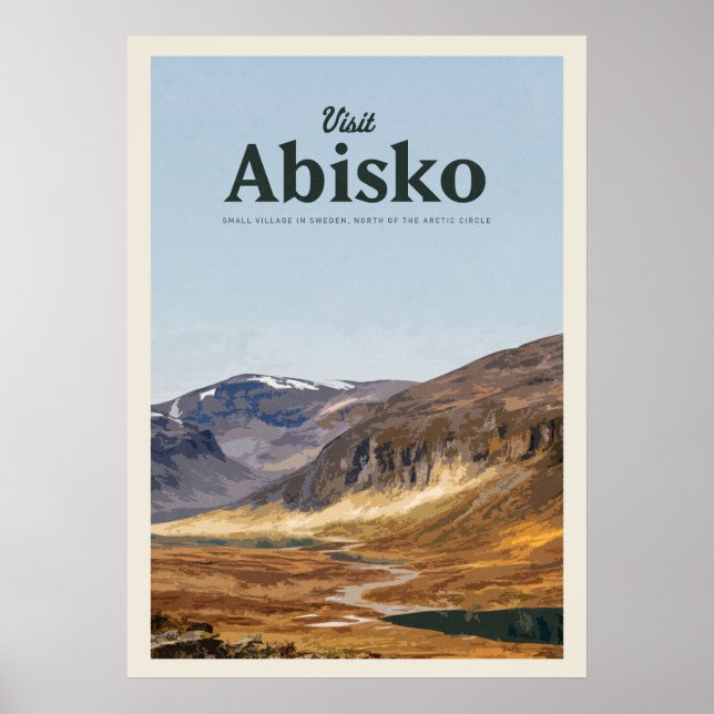 Visit Abisko Poster (Front)