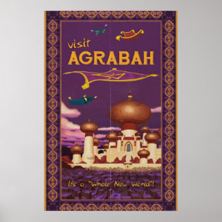 Visit Agrabah Poster