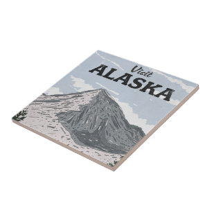 Visit Alaska Ceramic Tile
