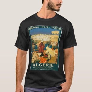 Visit Algerie Vintage Travel Artwork by Daniel Tri T-Shirt