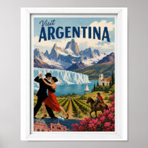 Visit Argentina Travel Vintage