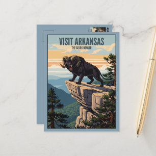 Visit Arkansas The Ozark Howler Postcard