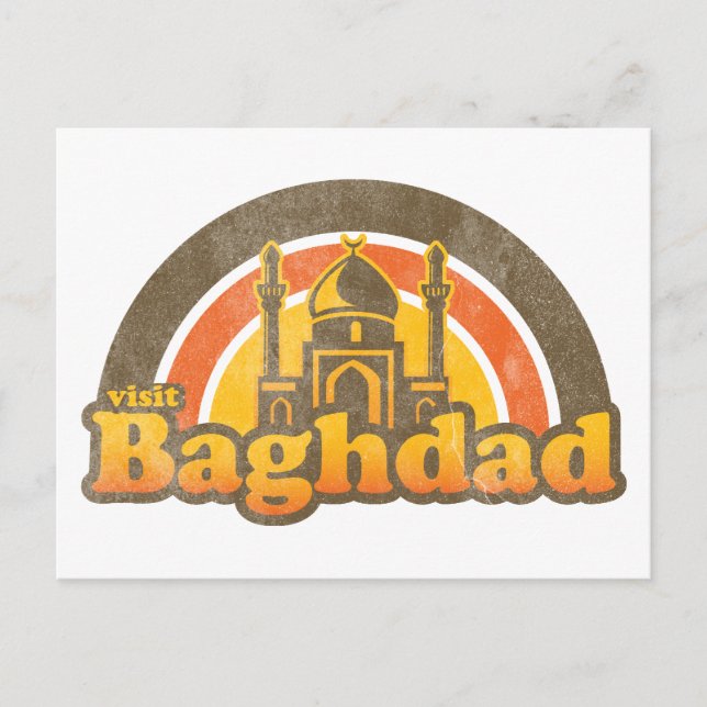 Visit Baghdad Postcard (Front)
