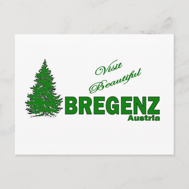 Visit Beautiful Bregenz, Austria Postcard (Front)