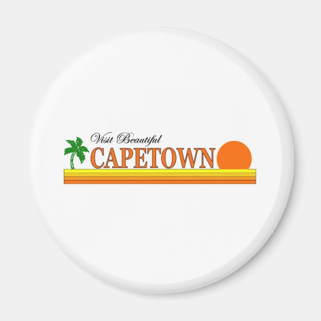 Visit Beautiful Capetown Magnet (Front)