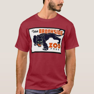 Visit Brookside Zoo Free - WPA Poster - T-Shirt
