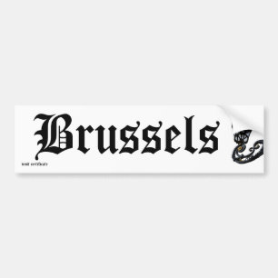 Visit Brussels certificate Bumper Sticker