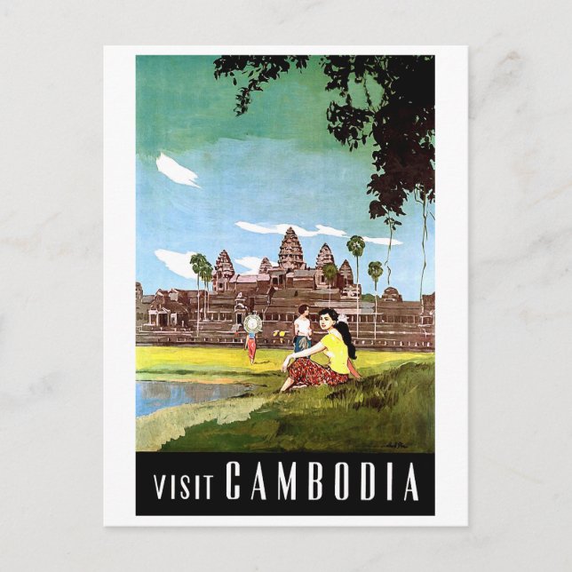 Visit Cambodia Postcard (Front)