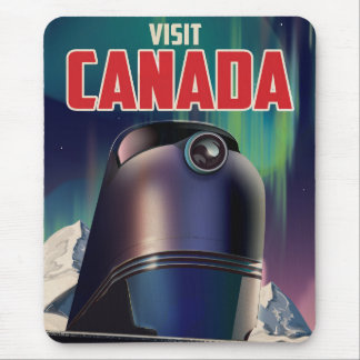 Visit Canada travel poster Mouse Pad