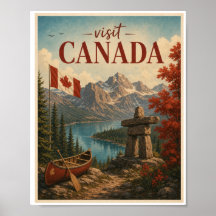 Visit Canada Travel Vintage