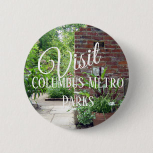 Visit Columbus Metro Parks 6 Cm Round Badge