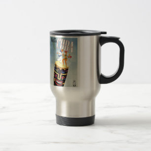 Visit Cuba Tiki Fiesta Siesta Vintage Holiday Isle Travel Mug