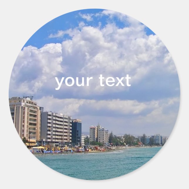 Visit Cyprus Classic Round Sticker (Front)