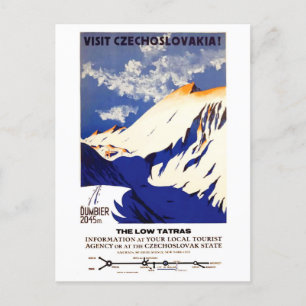 Visit Czechoslovakia Postcard