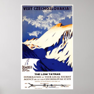 Visit Czechoslovakia Poster