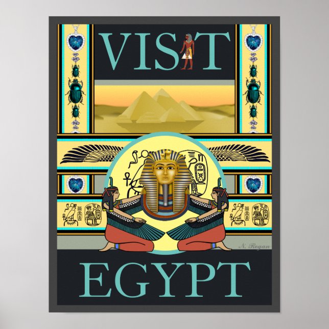 Visit Egypt Home/ Office Decor (12.5"x16") (Front)