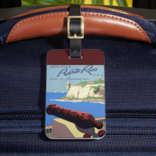 Visit El Morro Fortress, Puerto Rico, Old San Juan Luggage Tag