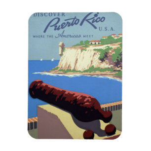 Visit El Morro Fortress, Puerto Rico, Old San Juan Magnet
