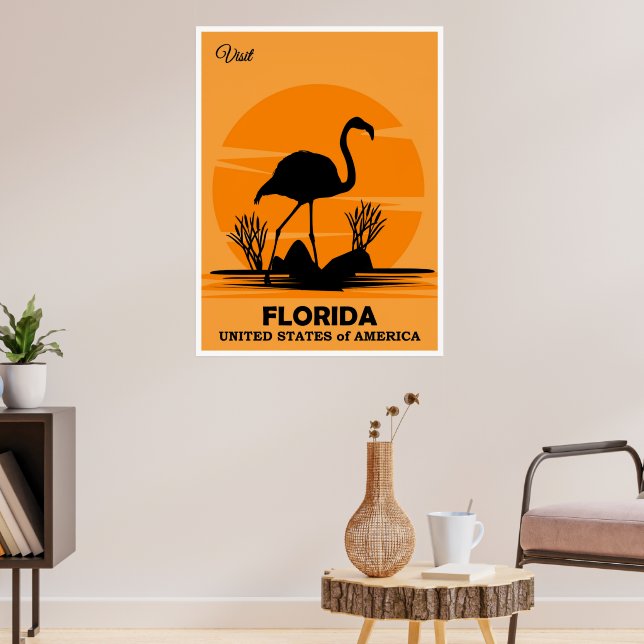 Visit Florida, travel poster, Poster (Living Room 3)