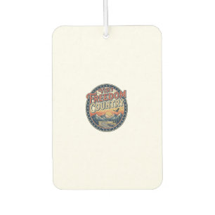 Visit Freedom Country Patriotic Patriotic Travel P Car Air Freshener