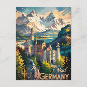 Visit Germany  Postcard