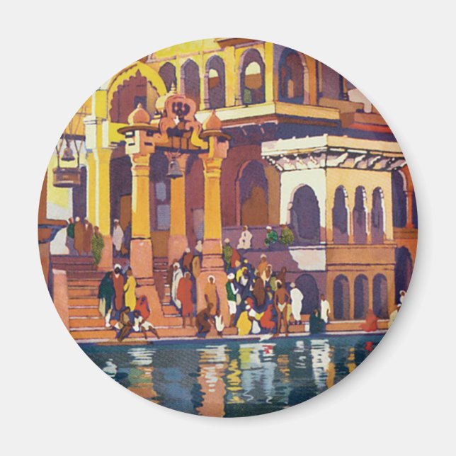 Visit India ~ Muttra Magnet (Front)