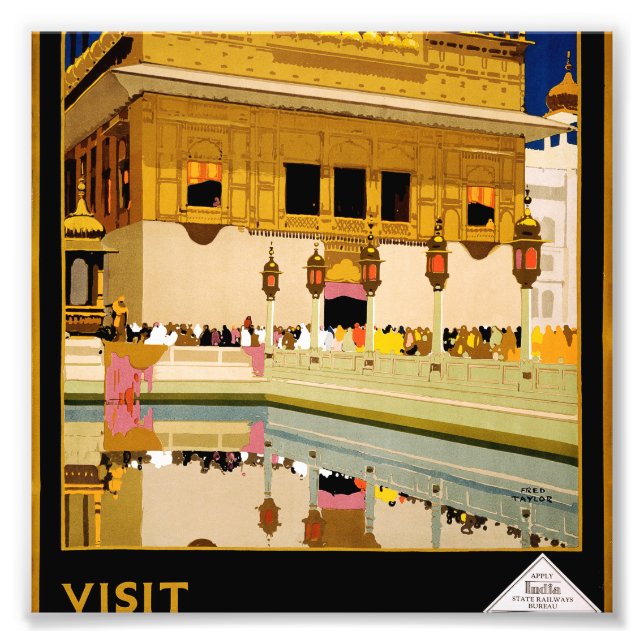 Visit India Photo Print (Front)